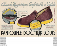 BUVARD  ( Chaussure ) Pantoufle Docteur Louis   ( Recto Verso ) - Zapatos