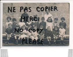 ♥ CARTE PHOTO ♥ De Classe / école ( Photographe DEMIERRE à CALUIRE )  ( Recto Verso ) - Caluire Et Cuire