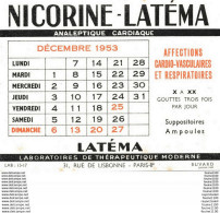 BUVARD  Médicament  Nicorine Latéma  Laboratoires De Thérapeutique Moderne 31 Rue De Lisbonne Paris ( Pharmacie ) - Produits Pharmaceutiques