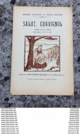 1 Page Double Partition  Chansons Populaires Du Terroir Berrichon SALUT CHAVIGNOL 18 ( Poésie BEDU ) - Libri Di Canti