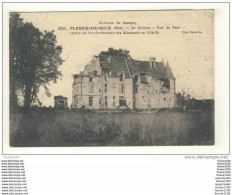 Carte De Plessis De Roye Le Château Vue Du Parc Après Les Bombardements Des Allemands En 1914 1915 Environs Lassigny - Lassigny