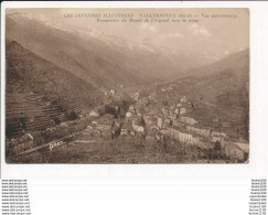 Carte De VALLERAUGUE  Perspective Du Massif De L' Aigoual Sous La Neige ( Les Cévennes Illustrées ) - Valleraugue