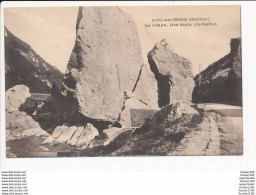 Carte De LUC EN DIOIS Le Claps Les 2 Jumelles ( Rochers ) ( Recto Verso ) - Luc-en-Diois