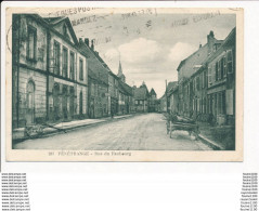 Carte De FENETRANGE Rue Du Faubourg - Fénétrange