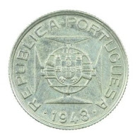 TIMOR - 50 Avos - 1948 - KM 7 - A.G. 03.02 - SILVER - PORTUGUESE COLONY - Timor