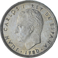 Espagne, Juan Carlos I, 25 Pesetas, 1980 (80), Madrid, SPL+, Du Cupronickel - 50 Centesimi