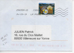 FRANCE AA 449 - 2010 - Saveurs De Nos Régions :Basse Normandie LE PONT L'EVEQUE/ Enveloppe Entière OBL.en  2019 /B- - Storia Postale