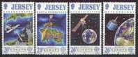 CEPT / Europa 1991 Jersey N° 533 à 536 ** L'Europe Et L'espace - 1991