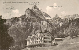 13793970 Braunwald GL Hotel Niederschlacht Aussenansicht U. Hoher Turm Braunwald - Andere & Zonder Classificatie