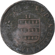 France, Archevêché De Cambrai, Louis De Berlaymont, Double Denier, 1570-1596 - Sonstige & Ohne Zuordnung