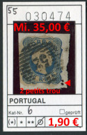 Portugal 1855 - Michel 6 - Oo Oblit. Used Gebruikt - - Gebruikt