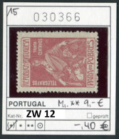 Portugal 1915 - Michel ZW 12 - (*) Ohne Gummi - Sans Gomme - No Gum - Ongebruikt