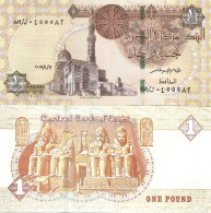 Egypt 1 Pound 2017 (2017/8/7) P-71d(5) UNC - Egypte