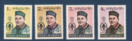 Afghanistan, N° Yv  684 à 687, Mi 695A à 698A, **, Scoutisme, - Afghanistan