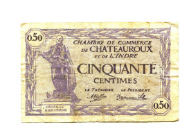 50 Centimes Chambre De Commerce Châteauroux Indre - Chambre De Commerce