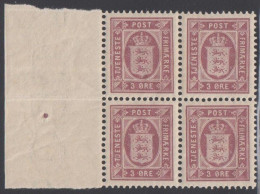 1906. DANMARK. Official. 3 ØRE TJENESTEFRIMÆRKE Watermark New Crown Perf 12½. Never Hinged... (Michel Di 4ZB) - JF538527 - Servizio