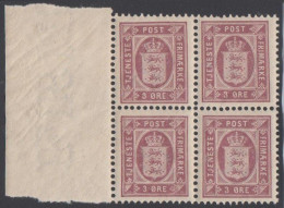 1906. DANMARK. Official. 3 ØRE TJENESTEFRIMÆRKE Watermark New Crown Perf 12½. Never Hinged... (Michel Di 4ZB) - JF538528 - Servizio