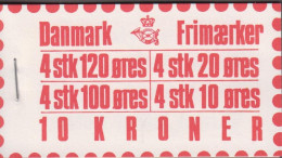 1976. DANMARK. Danmark Frimærker 10 KRONER Booklet Print H 19. Advertisements ROBERT BECHSGAARD FRIMÆRKER.... - JF538601 - Carnets