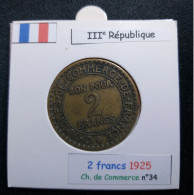 France 1925 2 Francs Type Chambre Du Commerce (réf Gadoury N°533) - 2 Francs