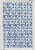 1961. DANMARK. 60 ØRE SAS In Never Hinged Sheet (50 Stamps) With Margin Number 1702.  (Michel 388x) - JF538673 - Brieven En Documenten