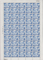 1961. DANMARK. 60 ØRE SAS In Never Hinged Sheet (50 Stamps) With Margin Number 1702.  (Michel 388x) - JF538674 - Cartas & Documentos