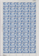 1961. DANMARK. 60 ØRE SAS In Never Hinged Sheet (50 Stamps) With Margin Number 1702.  (Michel 388x) - JF538675 - Cartas & Documentos