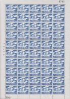 1961. DANMARK. 60 ØRE SAS In Never Hinged Sheet (50 Stamps) With Margin Number 1702.  (Michel 388x) - JF538677 - Covers & Documents