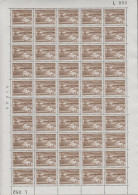 1964. DANMARK. 25 ØRE DANSK FREDNING KARUP Å In Never Hinged Sheet (50 Stamps) With Margin N... (Michel 425y) - JF538686 - Brieven En Documenten