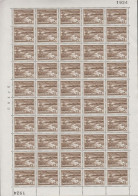 1964. DANMARK. 25 ØRE DANSK FREDNING KARUP Å In Never Hinged Sheet (50 Stamps) With Margin N... (Michel 425x) - JF538687 - Storia Postale