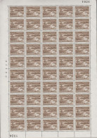 1964. DANMARK. 25 ØRE DANSK FREDNING KARUP Å In Never Hinged Sheet (50 Stamps) With Margin N... (Michel 425x) - JF538688 - Lettres & Documents