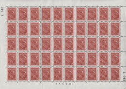 1964. DANMARK. 35 ØRE DEN DANSKE FOLKESKOLE In Never Hinged Sheet (50 Stamps) With Margin Nu... (Michel 420y) - JF538695 - Lettres & Documents