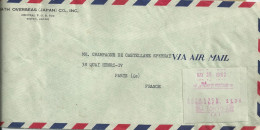 Ema Anker Au Guichet - Lettre De Tokyo Pour La France - Brieven En Documenten