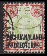 1897. BECHUANALAND. BECHUANALAND PROTECTORATE Overprint On 4 D. Victoria.  (MICHEL 50) - JF538760 - 1885-1964 Protectorado De Bechuanaland