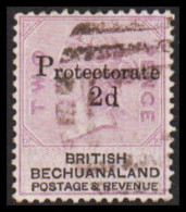 1888. BECHUANALAND. Protectorate 2d Overprint On TWO PENCE Victoria REVENUE-ISSUE.  (MICHEL 31) - JF538771 - 1885-1964 Herrschaft Von Bechuanaland