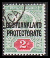 1897. BECHUANALAND. BECHUANALAND PROTECTORATE Overprint On 2 D Victoria.  (MICHEL 48) - JF538775 - 1885-1964 Bechuanaland Protectorate