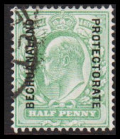 1904-1912. BECHUANALAND. BECHUANALAND PROTECTORATE Overprint On  HALF PENNY Edward VII.  (MICHEL 54) - JF538778 - 1885-1964 Protectoraat Van Bechuanaland