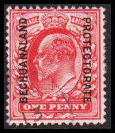1904-1912. BECHUANALAND. BECHUANALAND PROTECTORATE Overprint On ONE PENNY Edward VII.  (MICHEL 55) - JF538779 - 1885-1964 Bechuanaland Protectorate