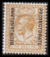 1913-1920. BECHUANALAND. BECHUANALAND PROTECTORATE Overprint On ONE SHILLING Georg V. Hinged.  (MICHEL 68) - JF538787 - 1885-1964 Herrschaft Von Bechuanaland