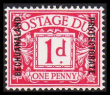 1926. BECHUANALAND PROTECTORATE. POSTAGE DUE 1 D Hinged. (MICHEL Porto 2) - JF538791 - 1885-1964 Protectorat Du Bechuanaland