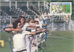 953  Tir à L'arc: Carte Maximum 1er Jour D'Allemagne, 1982 - Archery Maximum Card From Germany - Tiro Con L'Arco