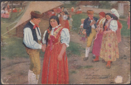 Czech Art Josef Douba " The Bartered Bride " Comic Opera Czech Composer Bedrich Smetana ⁕ V.K.K.V. 311-1 Postcard - Opéra