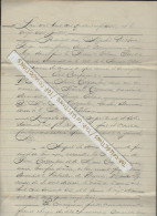 1887  CONSULAT DE FRANCE > Nouvelle Orléans Notaire Public Etats Unis Amérique Famille Cazaubon  Rabastens  De Bigorre - Historical Documents