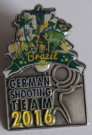 Time To Rock Rio Brazil 2016 Germany Shooting Team Archery German Shooting And Archery Federation PINS BADGES A5/4 - Archery