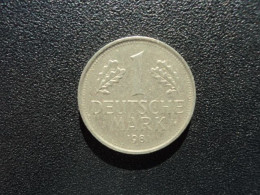 RÉPUBLIQUE FÉDÉRALE  ALLEMANDE : 1 DEUTSCHMARK   1981 G    KM 110     SUP - 1 Mark