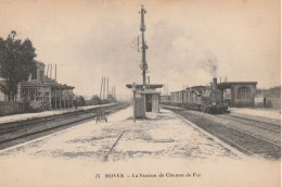 BOVES  La Station De Chemin De Fer - Boves
