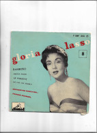 Disque 45 Tours Bécaud  4 Titres Gloria Lasso Bambino - Amour Perdu - Le Torrent - Me Voy Pal Pueblo - Other - French Music