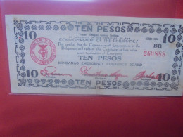 PHILIPPINES (BILLET D'URGENCE) 10 PESOS Circuler (B.31) - Philippines