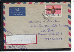 Lettre Entière Par Avion INDE PONDICHERHY 11/5/74  ( Lot 253 ) - Airmail