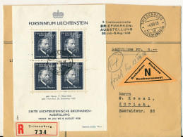 BF0007 / LIECHTENSTEIN - 1938 - 3. Liechtensteinische Briefmarkenausstellung - Michel Block 3 - Cartas & Documentos