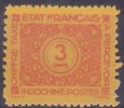 µ12 -  INDOCHINE  -  TAXE N° 77 - NEUF SANS CHARNIERE - Timbres-taxe